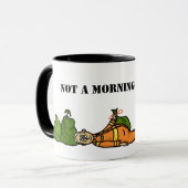 朝のごみ男のマグカップではない マグカップ (正面左)