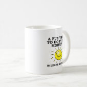 朝のひとときを楽しむ面白いマグカップ コーヒーマグカップ (正面右)