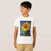 朝のひまわり Tシャツ (正面フル)