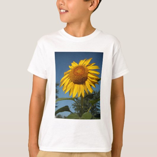 朝のひまわり Tシャツ (正面)