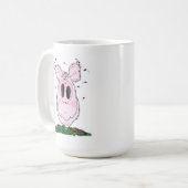 朝のぶんぶん言う音 コーヒーマグカップ (正面左)