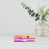 朝のやし スキニー名刺 (スタンド正面)