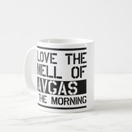 朝のアガスの匂いが好きだ コーヒーマグカップ (正面左)