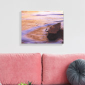 朝のアドロフトストレッチされたキャンバスの印刷 キャンバスプリント (インサイチュ (リビング))