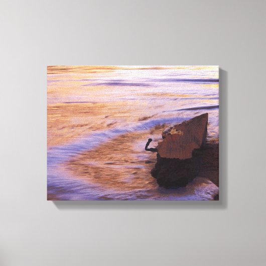 朝のアドロフトストレッチされたキャンバスの印刷 キャンバスプリント (正面)