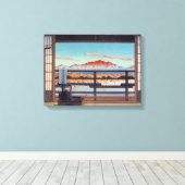 朝のアラユスパ塩原 キャンバスプリント (インサイチュ (ウッドフロア))