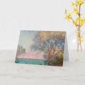 朝のアンティーブ カード (黄色い花)