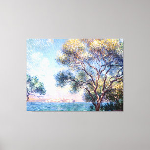 朝のアンティーブ キャンバスプリント