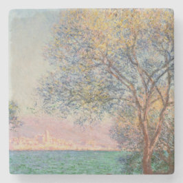 朝のアンティーブ ストーンコースター