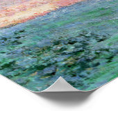 朝のアンティーブ ポスター (角)