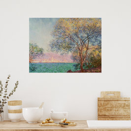 朝のアンティーブ ポスター