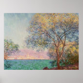 朝のアンティーブ ポスター (正面)