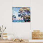 朝のアンティーブ ポスター (キッチン)