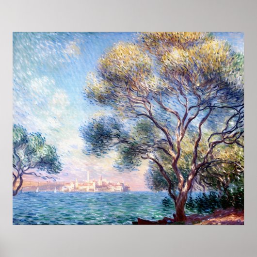 朝のアンティーブ ポスター (正面)