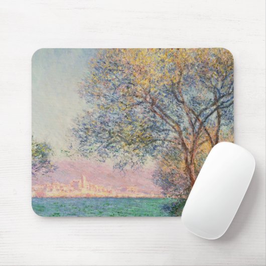 朝のアンティーブ マウスパッド (マウス)