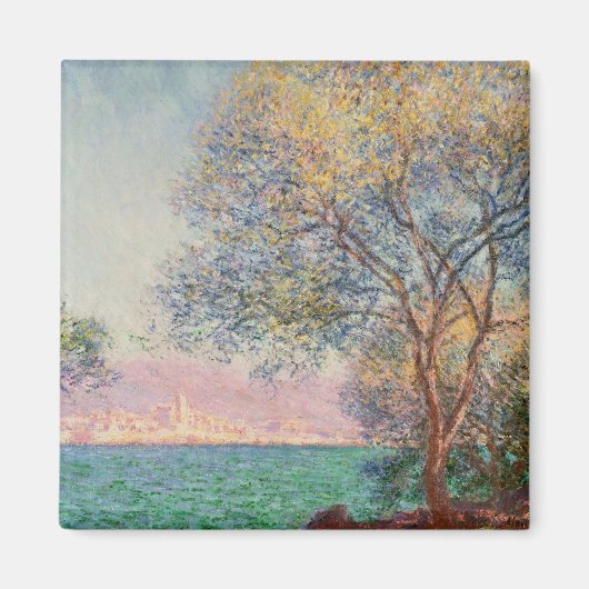 朝のアンティーブ マグネット (正面)