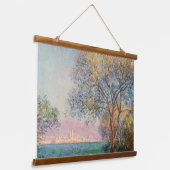 朝のアンティーブ 吊り下げ型タペストリー (傾斜あり)