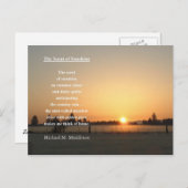 朝のインスピレーション ポストカード (正面/裏面)