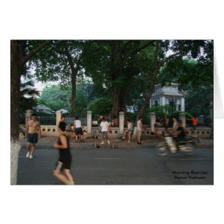 朝のエクササイズ*ハノイベトナム