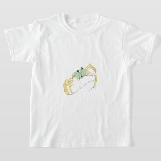 朝のカニです Tシャツ (レイダウン)