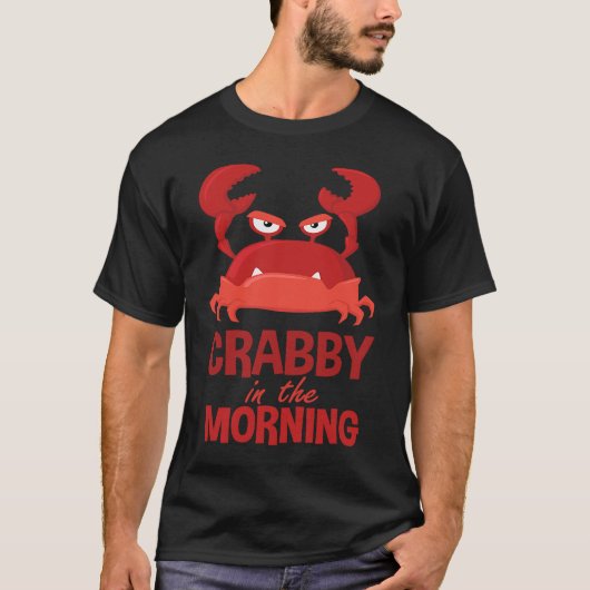 朝のカニのカニ Tシャツ (正面)