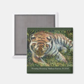 「朝のグルーミング」マグネット マグネット (正面/裏面)