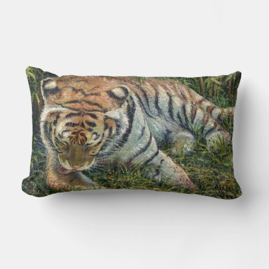 朝のグルーミング ランバークッション (正面)