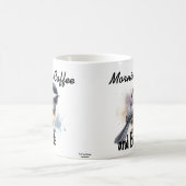朝のコーヒーと鳥 コーヒーマグカップ (中央)