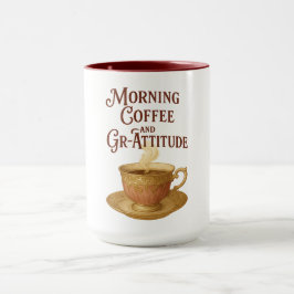 朝のコーヒーとGr-Attitude Mug マグカップ