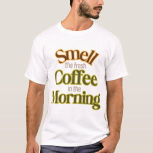 朝のコーヒーの香りがする Tシャツ