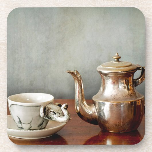 朝のコーヒーをもっと飲み込む！ コースター (正面)