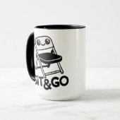 朝のコーヒーシット&ゴーにぴったり マグカップ (正面左)