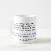 朝のコーヒーシリーズは"なぜ"かあなたの知っています コーヒーマグカップ (正面左)