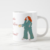 朝のコーヒージャンボカスタムなマグの女王 ジャンボコーヒーマグカップ (右)