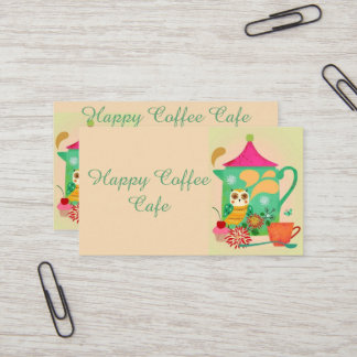 朝のコーヒーフクロウ 名刺