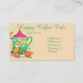 朝のコーヒーフクロウ 名刺 (裏面)