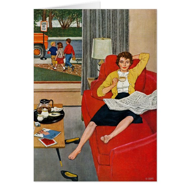 朝のコーヒー休憩 (正面)