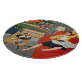 朝のコーヒー休憩 カッティングボード (角)