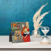 朝のコーヒー休憩 フォトプラーク (インサイチュ)