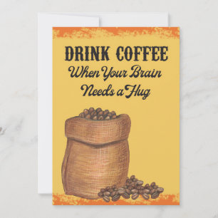 朝のコーヒー好きのコーヒー 招待状