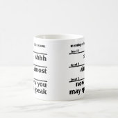 朝のコーヒー状態 コーヒーマグカップ (中央)