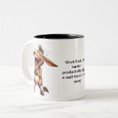 朝のコーヒー1杯 ツートーンマグカップ (正面左)