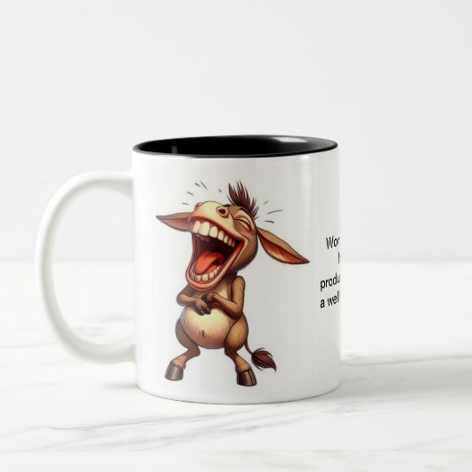 朝のコーヒー1杯 ツートーンマグカップ (左)