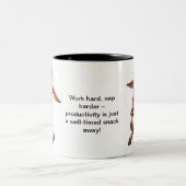 朝のコーヒー1杯 ツートーンマグカップ (中央)