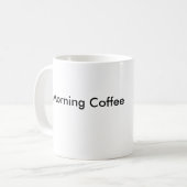 朝のコーヒー コーヒーマグカップ (正面左)