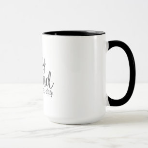 朝のコーヒー・マグは、今日真新しい日です マグカップ