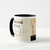 朝のコーヒー マグカップ (正面左)