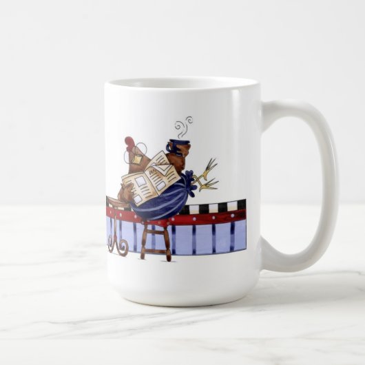 朝のコーヒー-マグ コーヒーマグカップ (右)