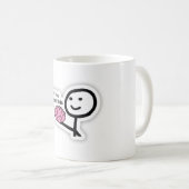 朝のコーヒー、紅茶の白いマグカップ誰もが – マグカップ (正面右)