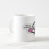 朝のコーヒー、紅茶の白いマグカップ誰もが – マグカップ (正面左)